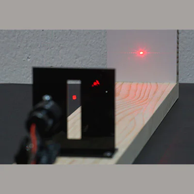 ⑦光の干渉縞（二重スリット実験）