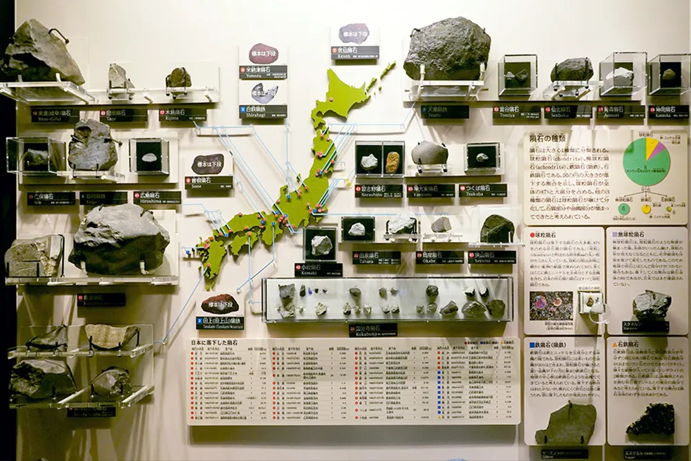 日本に落下した隕石