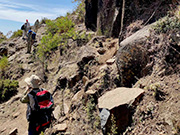 Geological survey of continental flood basalt in Ethiopia