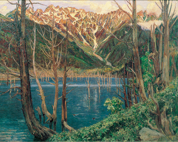 NAKAZAWA Hiromitsu ‘Taisho Pond in Kamikochi’ ©Kosugi Hoan Museum of Art, Nikko