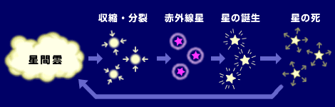 図：星の輪廻